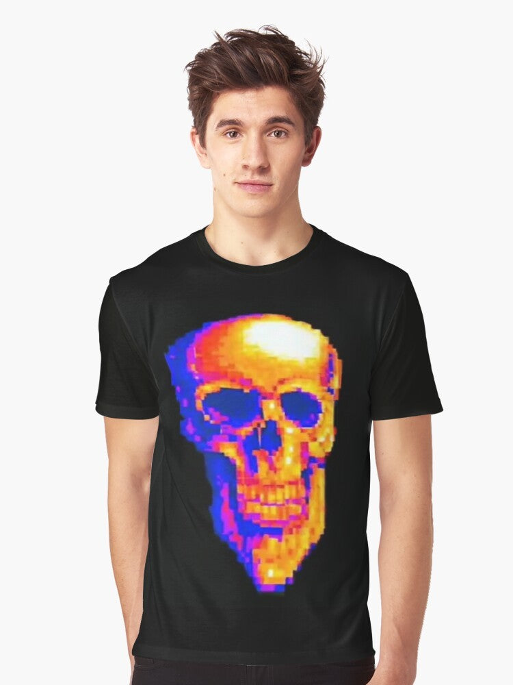 Sam Hyde Million Dollar Extreme World Peace Skull Graphic T-Shirt - Men