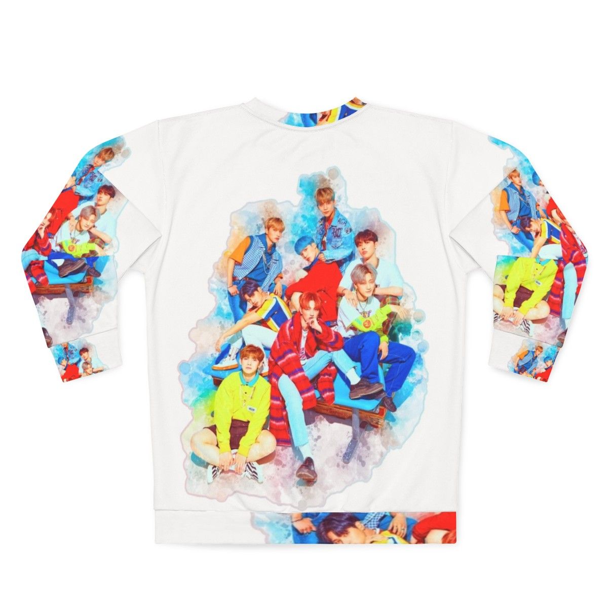 Ateez Sweatshirt 3 - Kpop Merchandise for Ateez Fans - Back