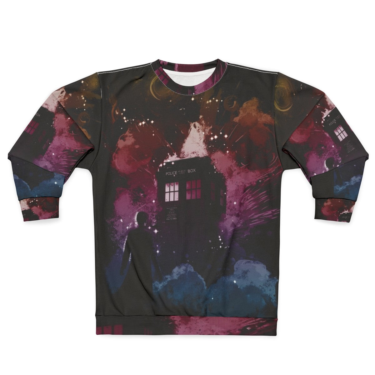 14th Doctor Sweatshirt with TARDIS and Sonic Screwdriver