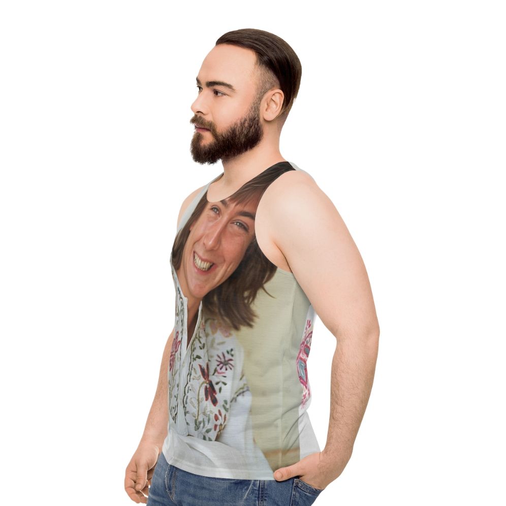 David Cassidy Singer Unisex Tank Top - men side