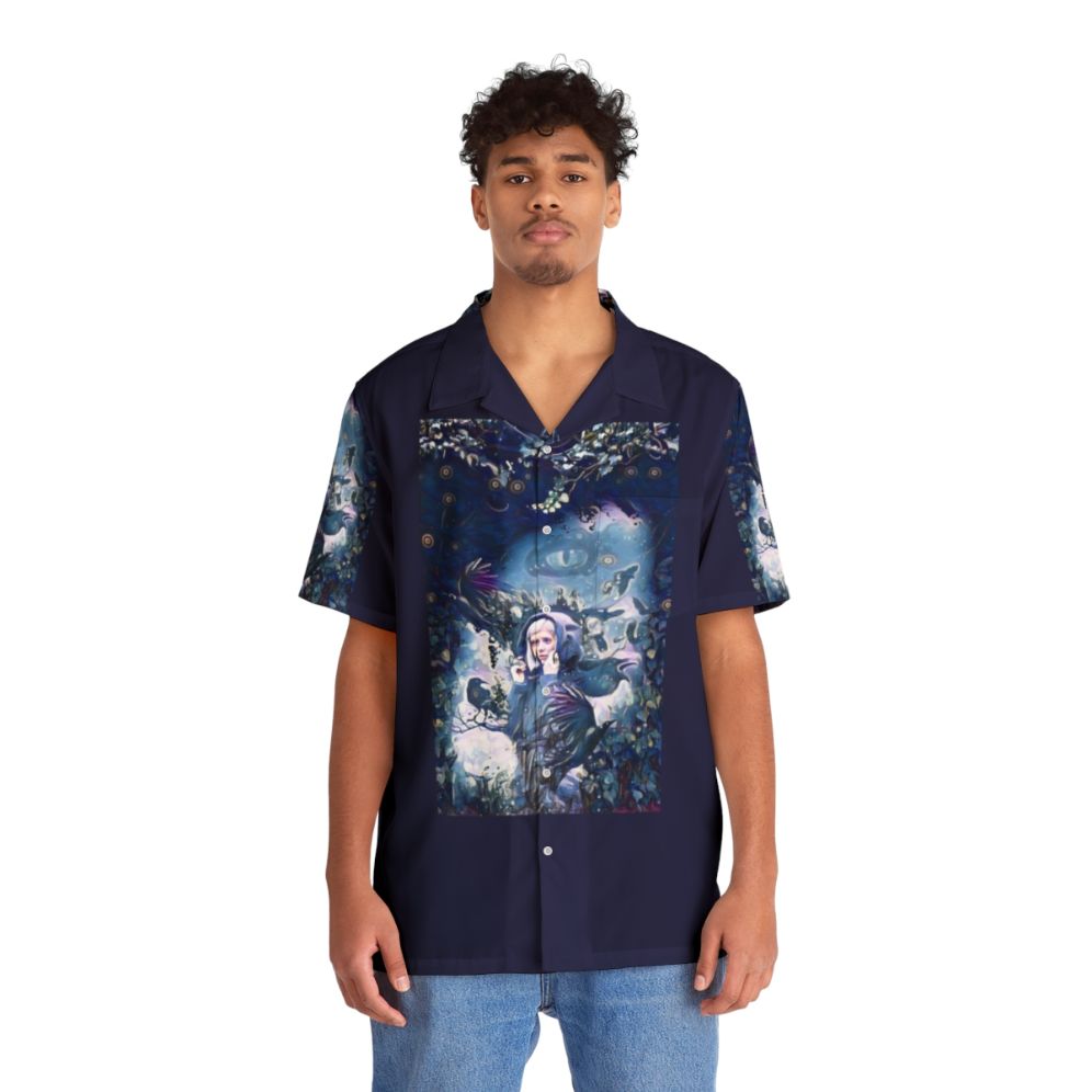 Aurora Aksnes Crows Hawaiian Shirt - People Front