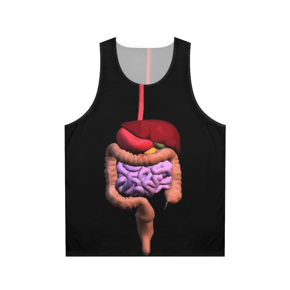 Digestive system anatomy unisex tank top