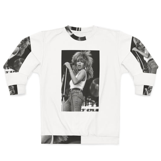 Vintage-style "Show Tina" sweatshirt featuring Ike Turner, the legendary music icon