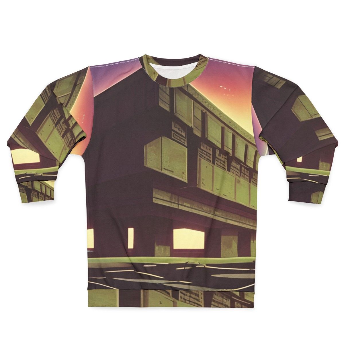 Monolith Sweatshirt - Brutalist Futuristic Fashion