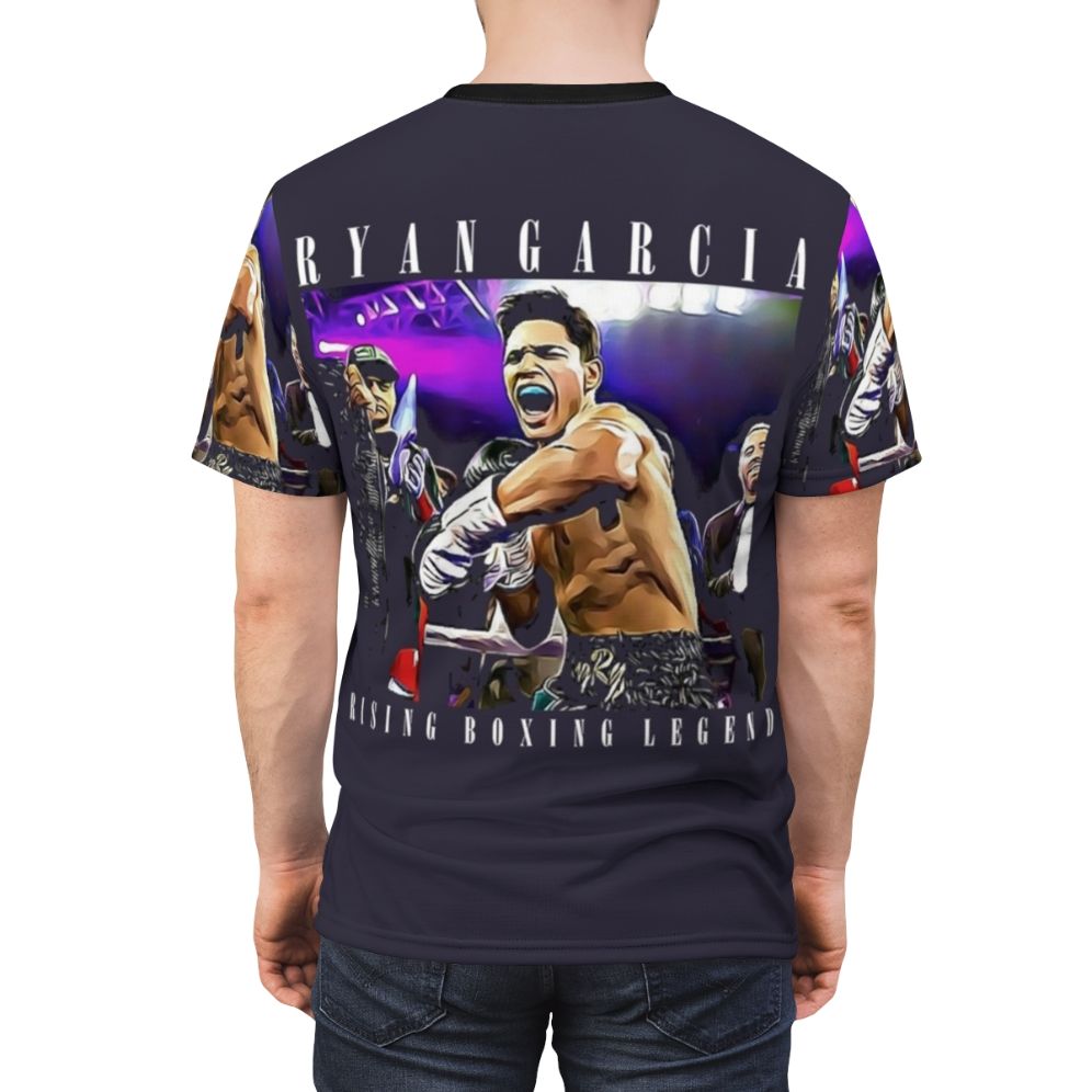 Stylish t-shirt featuring a design inspired by MMA fighter and professional boxer Ryan Garcia - men back