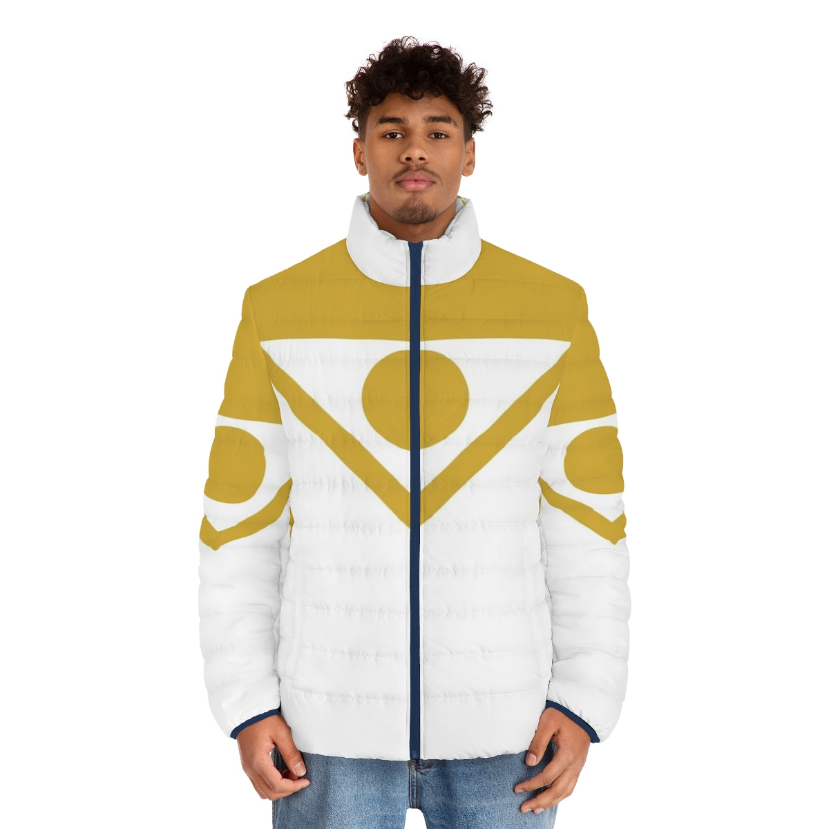 Apollo Puffer Jacket - A stylish and warm superhero-themed outerwear - men front