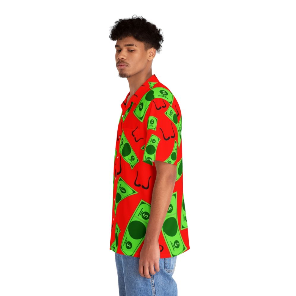 Money Heist Dollars Hawaiian Shirt with Colorful Pattern - People Left