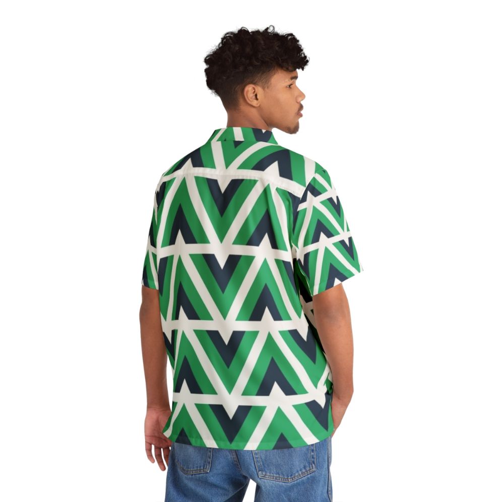 Vue JS Pattern Hawaiian Shirt - People Back