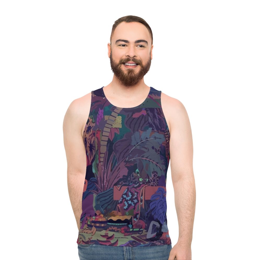 Glass Animals Zaba Unisex Tank Top with Colorful Graphics - men