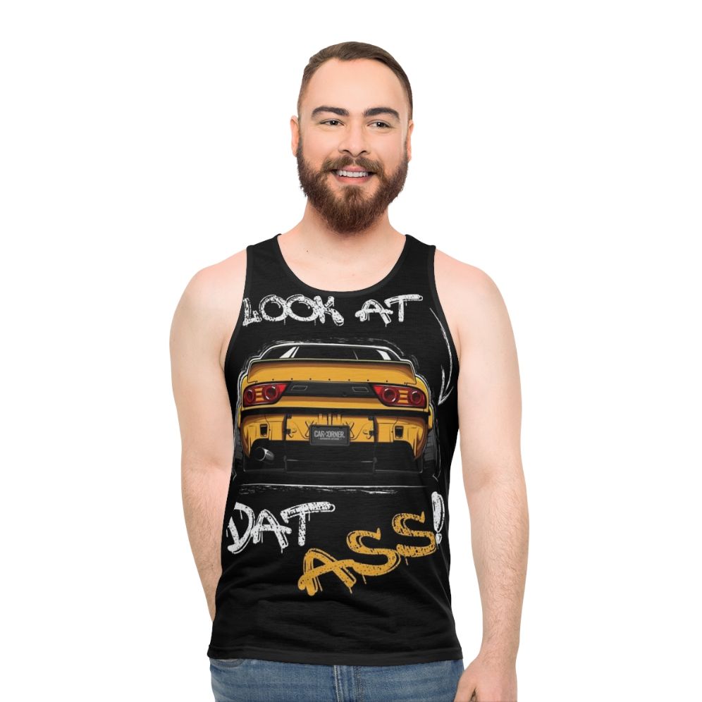 Nissan S13 200SX car enthusiast unisex tank top - men