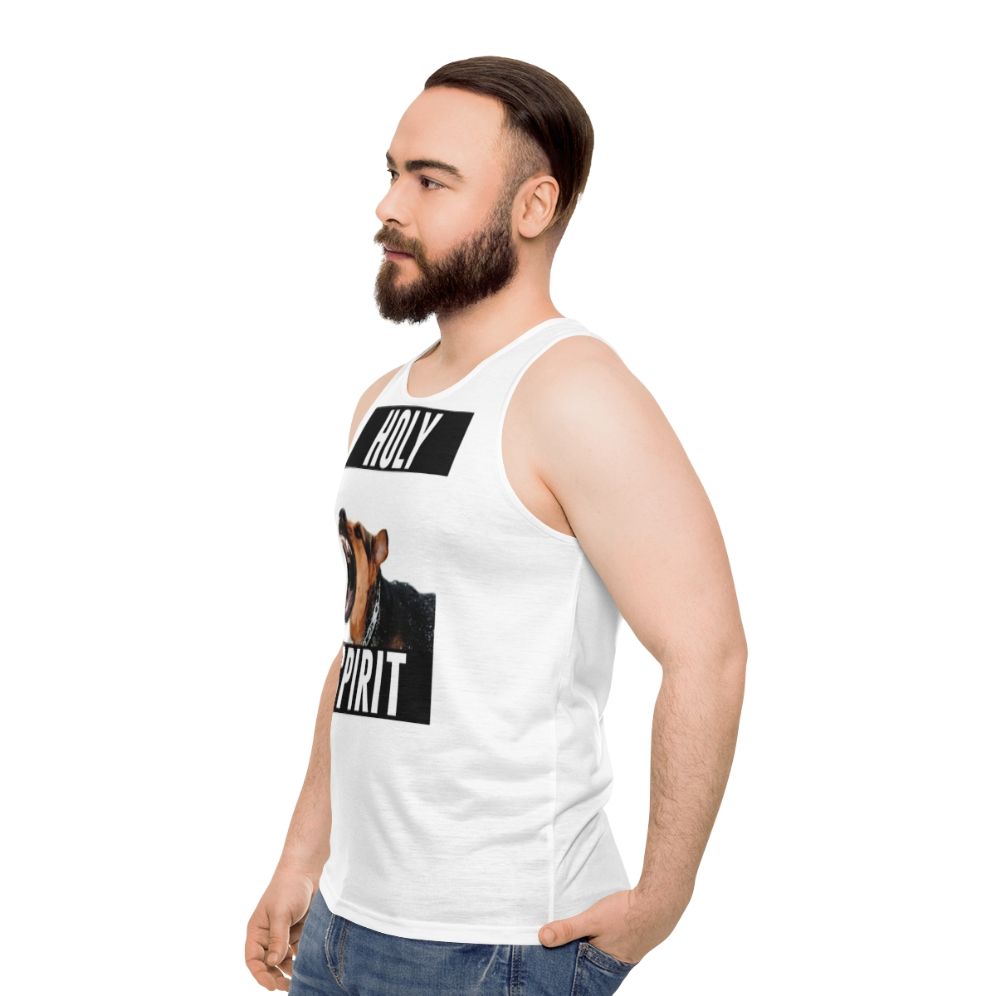 Holy Spirit Christian Unisex Tank Top - men side