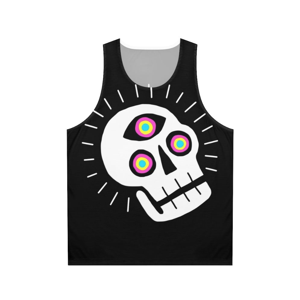 Enlightened Skull Unisex Graphic Tank Top