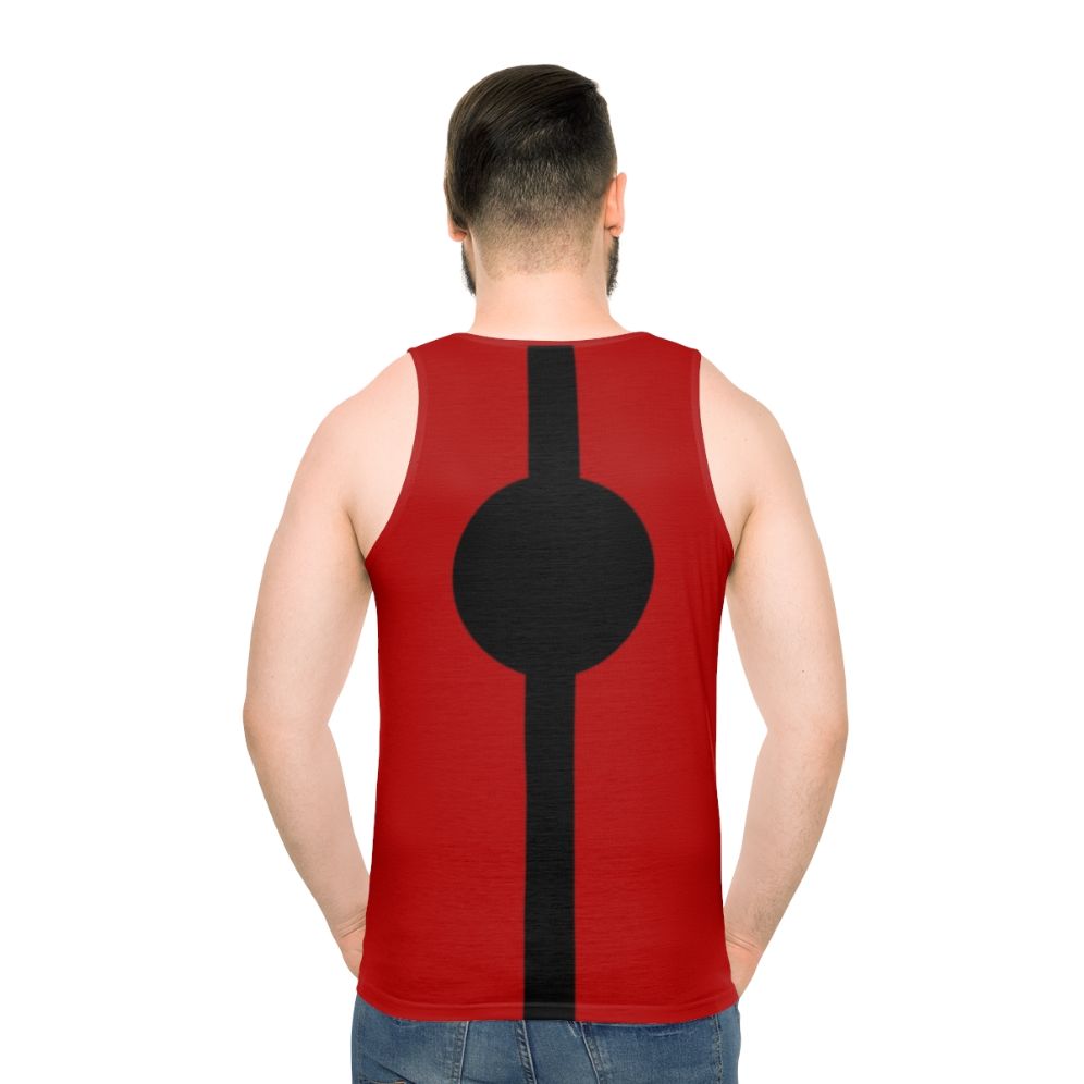 Superhero Shrinking and Growing Unisex Marvel Tank Top - men back