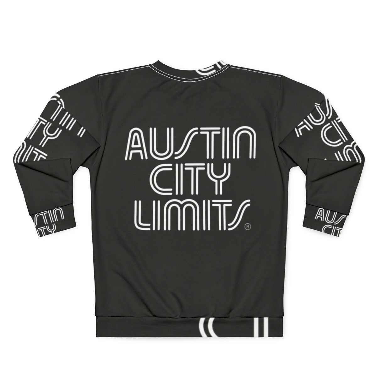 Typewriter Austin City Limits Music Concert Sweatshirt - Back