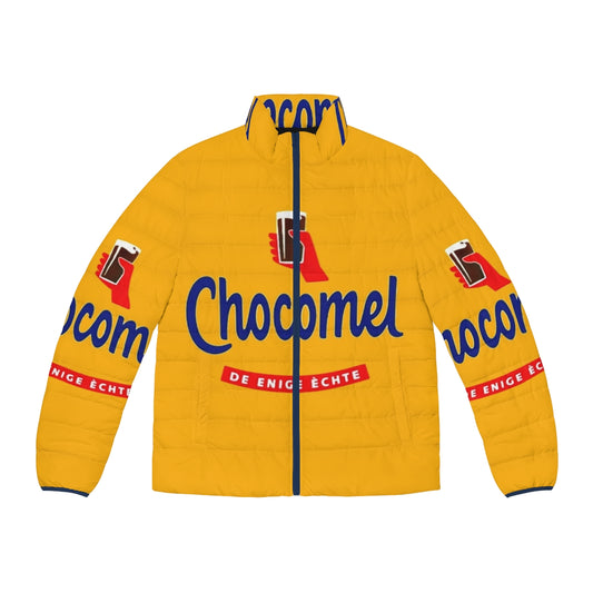 Chocomel Chocolademelk puffer jacket with the iconic Chocomel logo