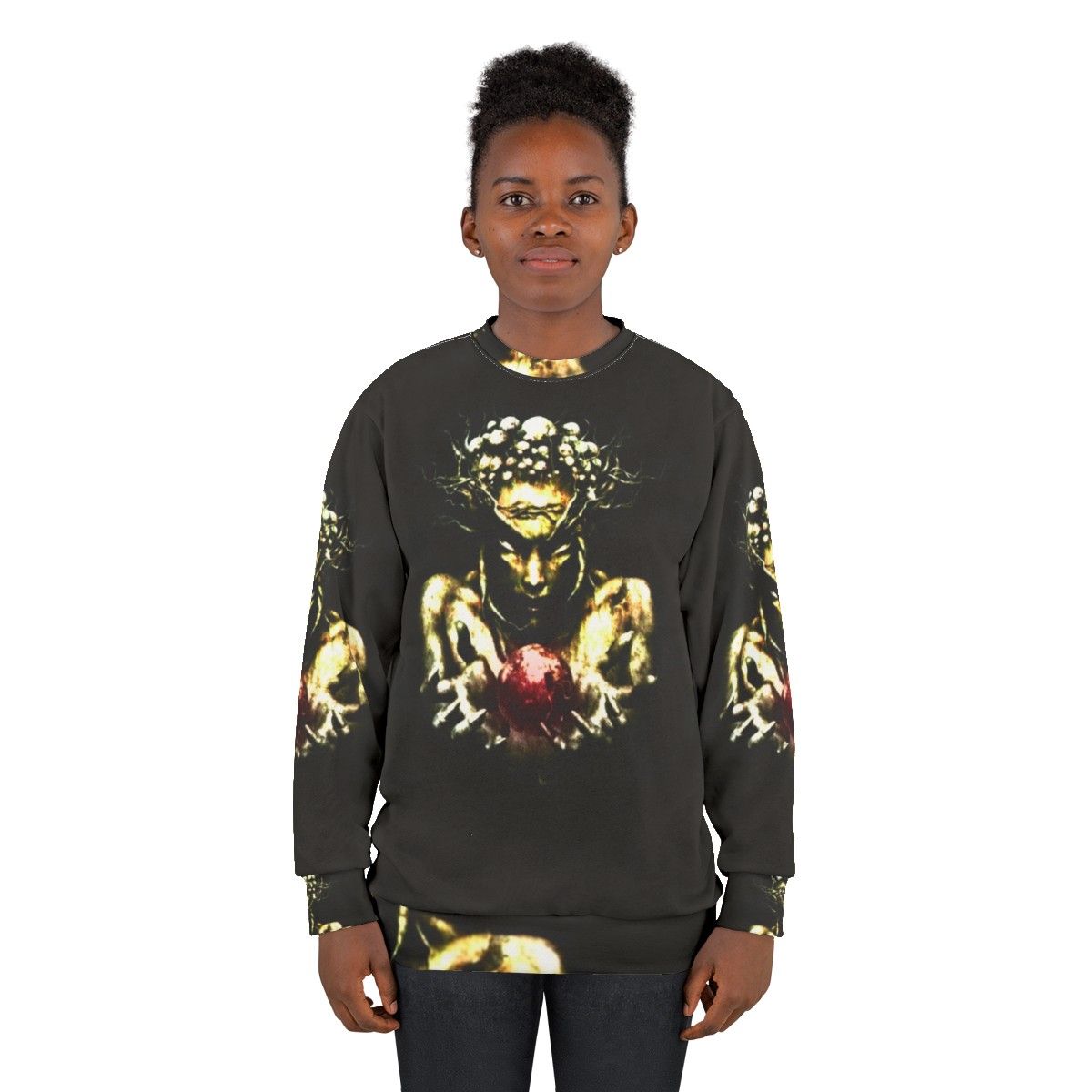 Infected Mushroom sweatshirt featuring a mushroom design - women