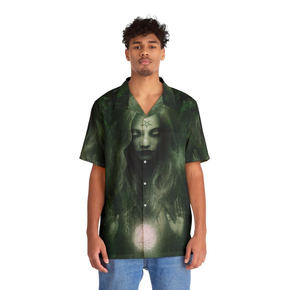 forest-witch-gothic-hawaiian-shirt-with-dark-nature-vibes - People Front