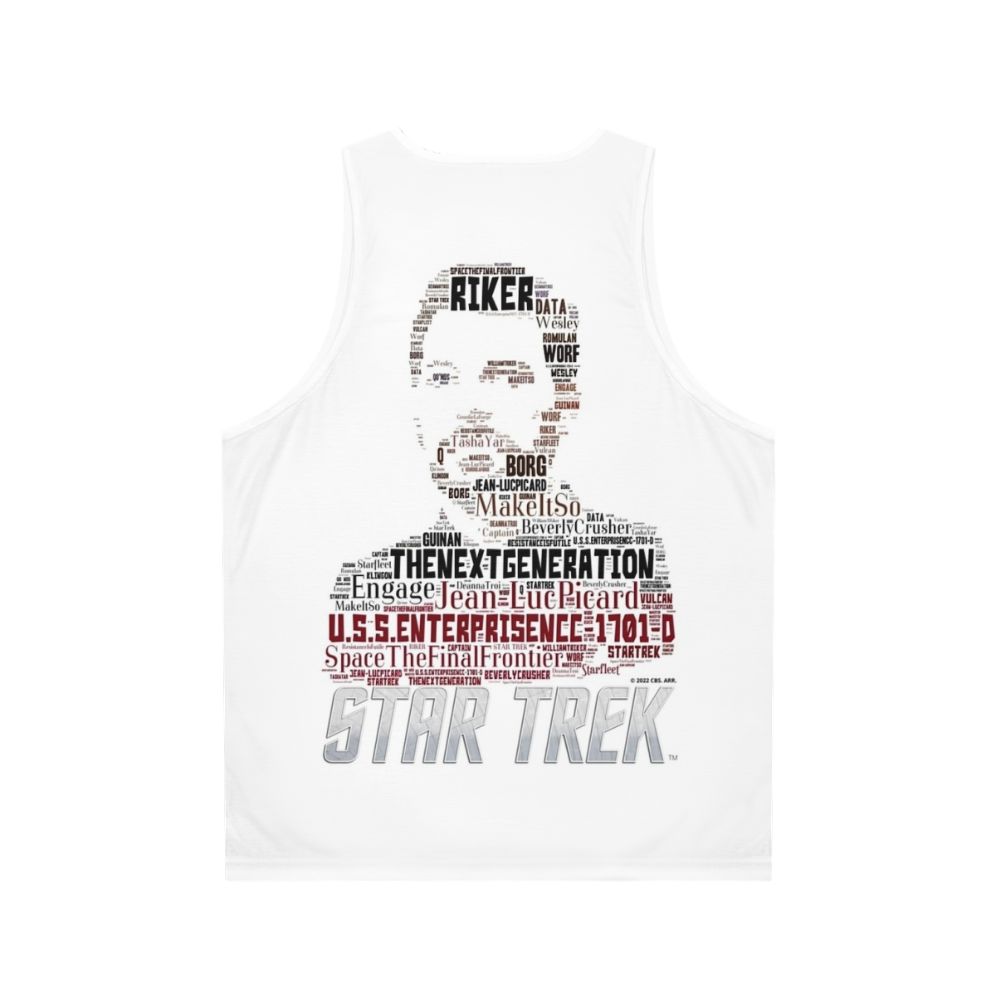 William Riker Star Trek TNG Unisex Tank Top - Back