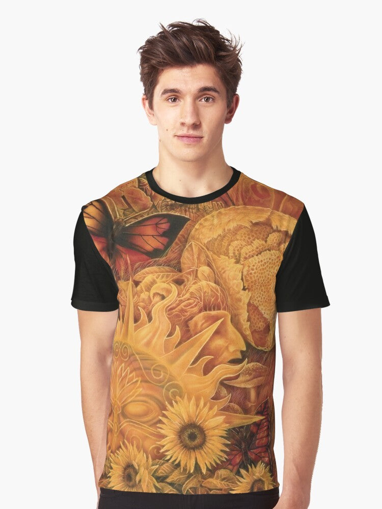 Tiamat Wild Honey Graphic T-Shirt with heavy metal band logo - Men