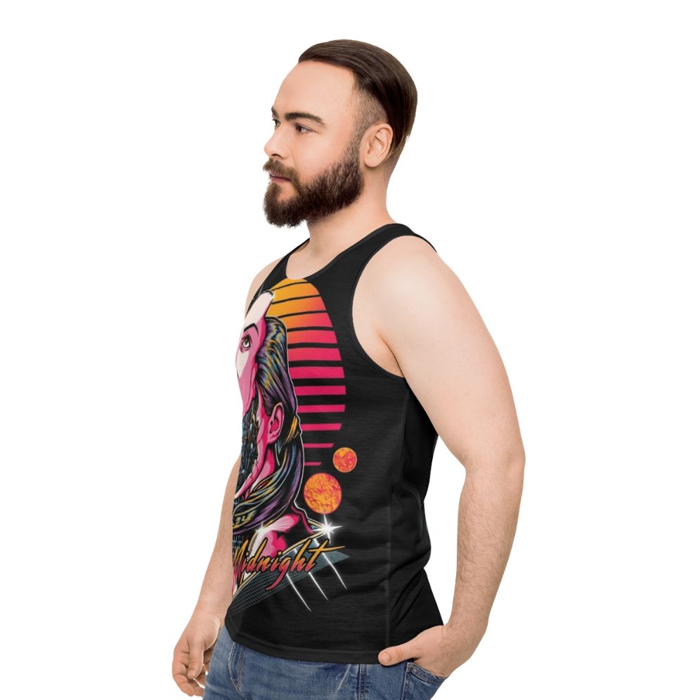 Midnight Unisex Sci-Fi Tank Top - men side