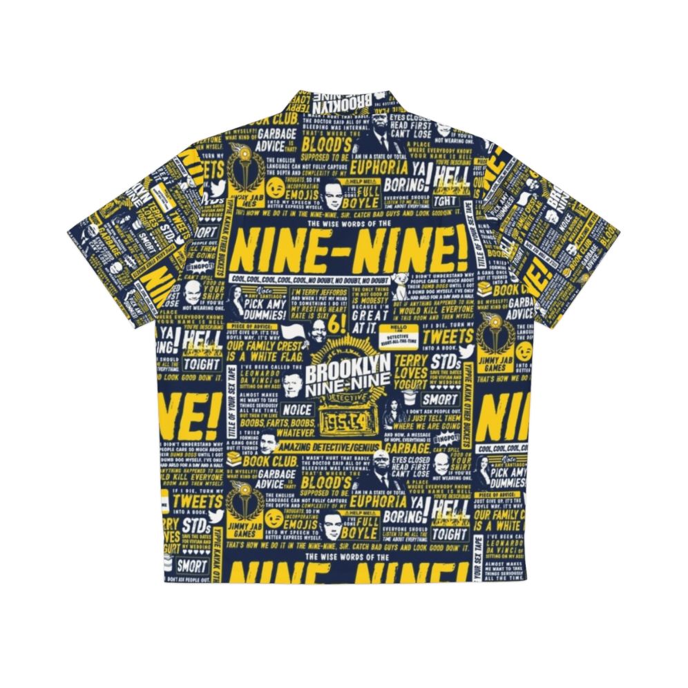 Brooklyn Nine-Nine Wise Words Hawaiian Shirt - Back