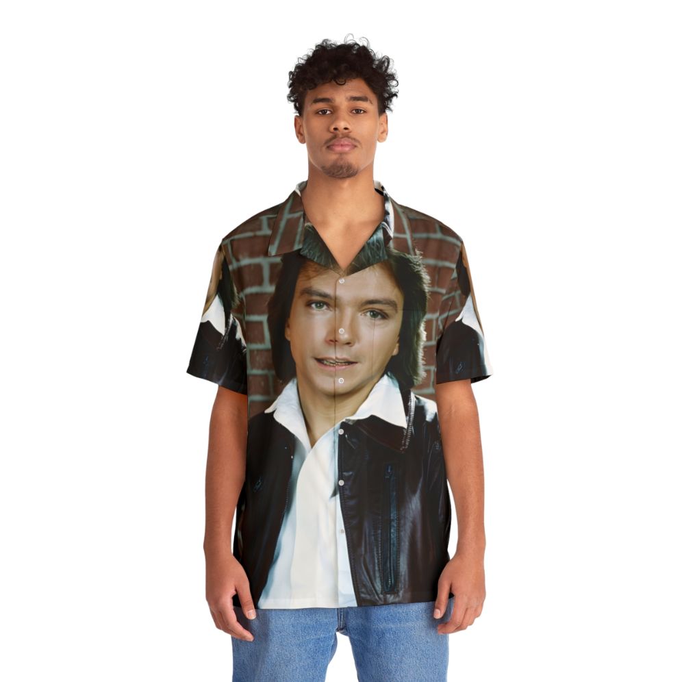 David Cassidy Hawaiian Shirt with Retro Pop Culture Design - People Front