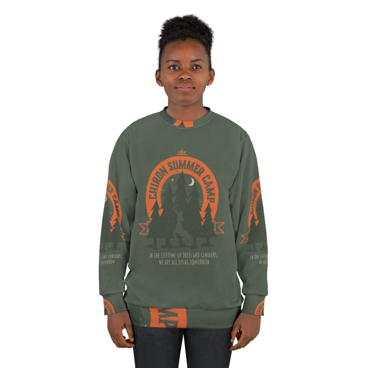 Chiron Summer Camp Sweatshirt with Song of Achilles Design - women