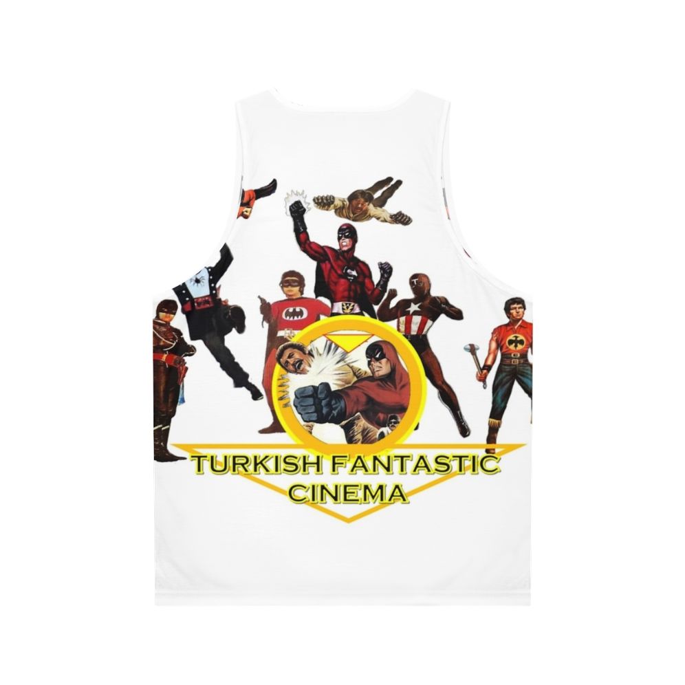 Unisex Turkish Fantasy Cinema Graphic Tank Top - Back