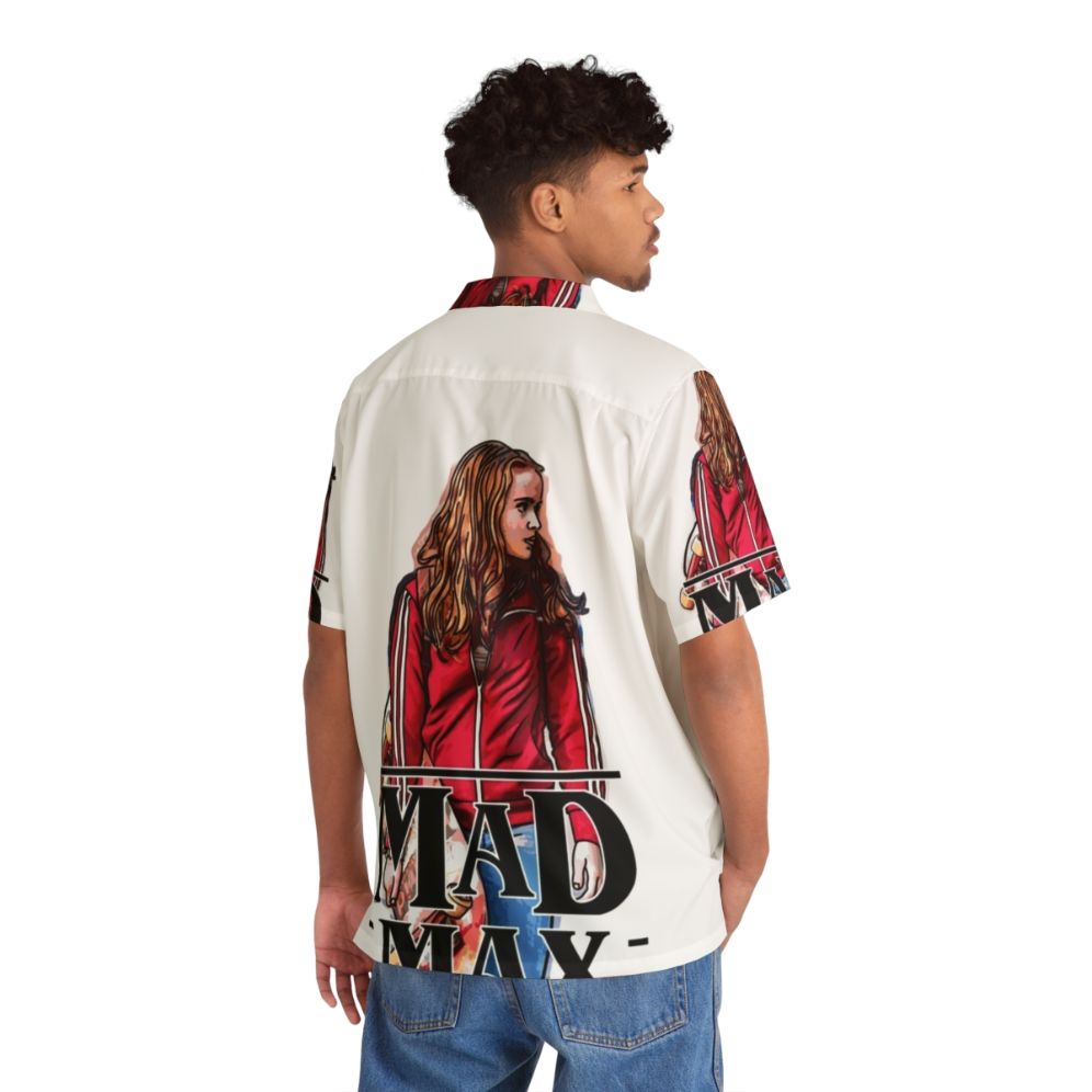 Retro Mad Max and Stranger Things inspired Hawaiian shirt - People Back