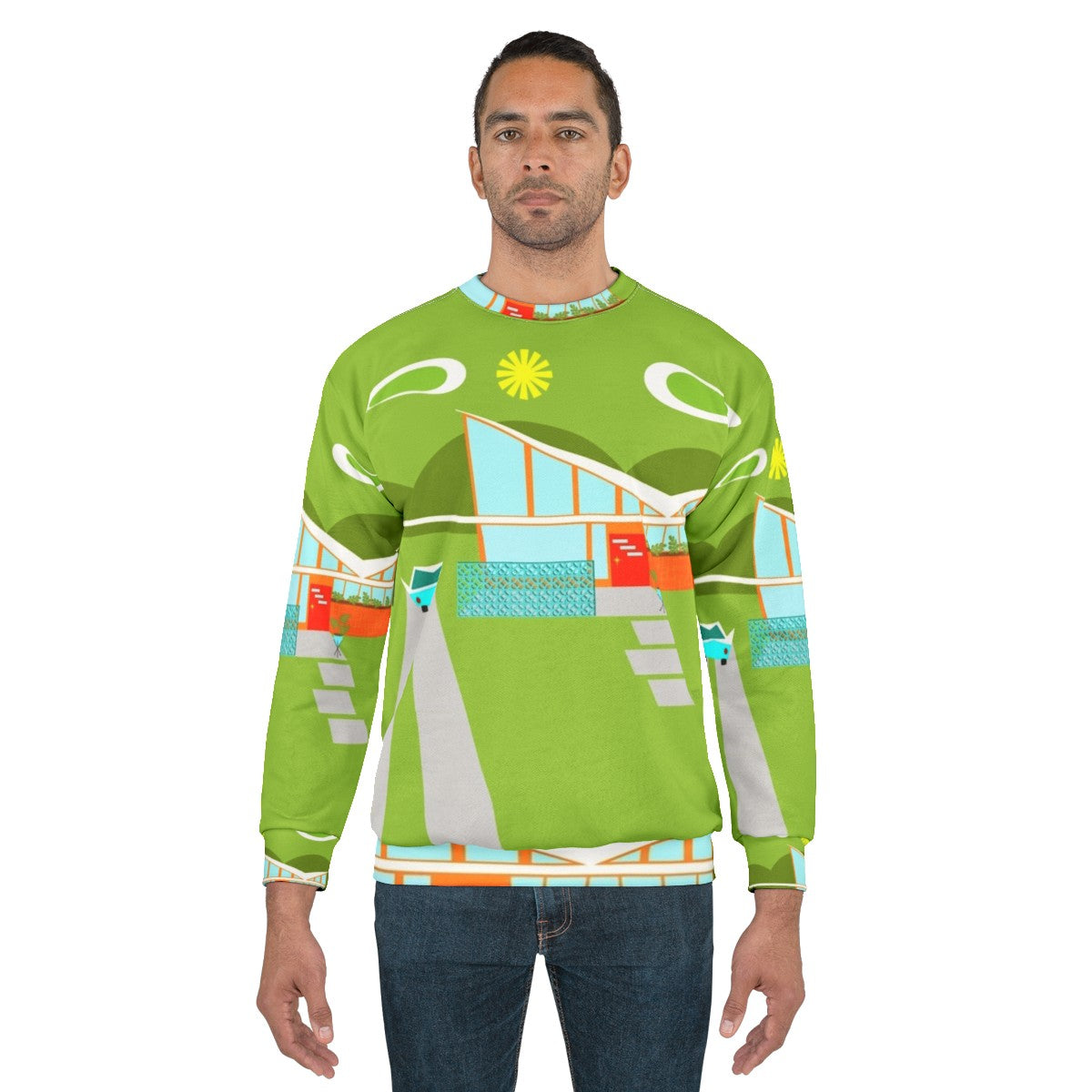 Retro Palm Springs House Sweatshirt - men