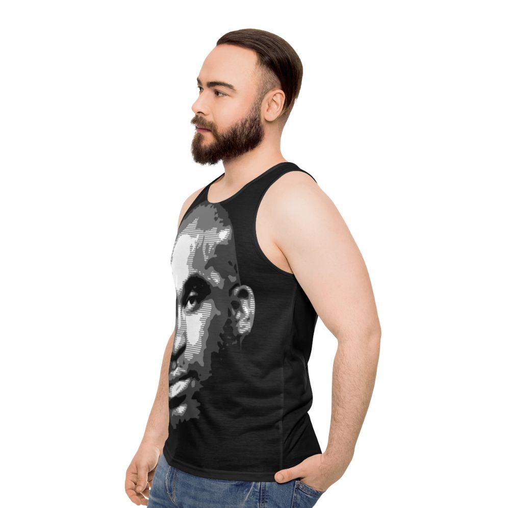 Unisex cotton tank top for summer - men side