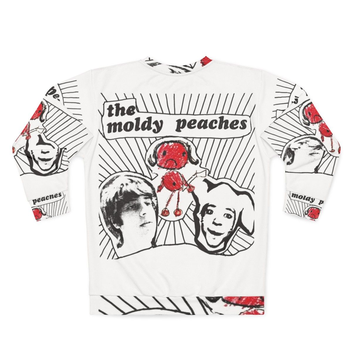 Moldy Peaches music sweatshirt featuring the iconic band's logo - Back