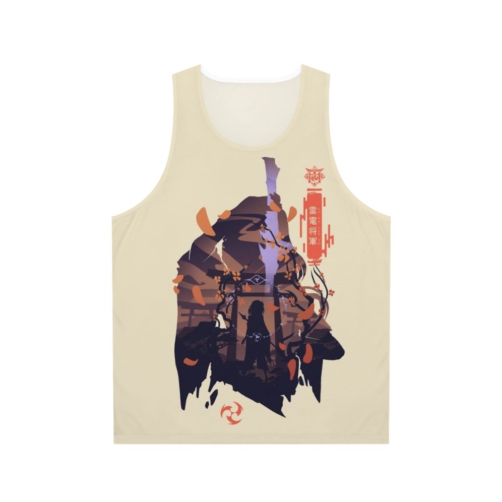 Genshin Impact Raiden Shogun Unisex Tank Top