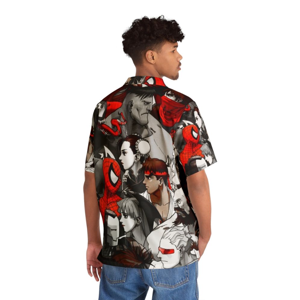 Marvel vs Capcom Red Hawaiian Shirt - People Back