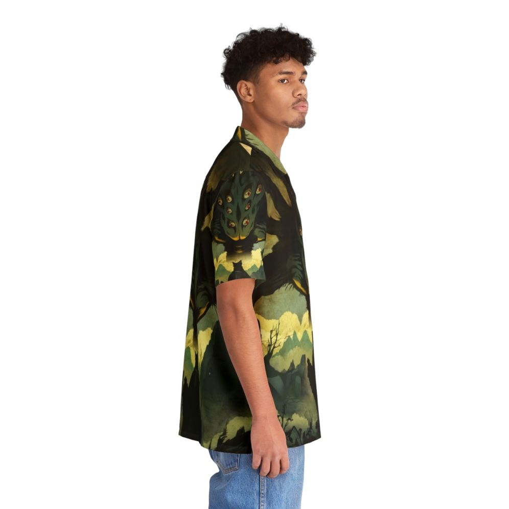 Dark Souls Inspired Hawaiian Shirt featuring Amygdala from the Nightmare Frontier - People Pight