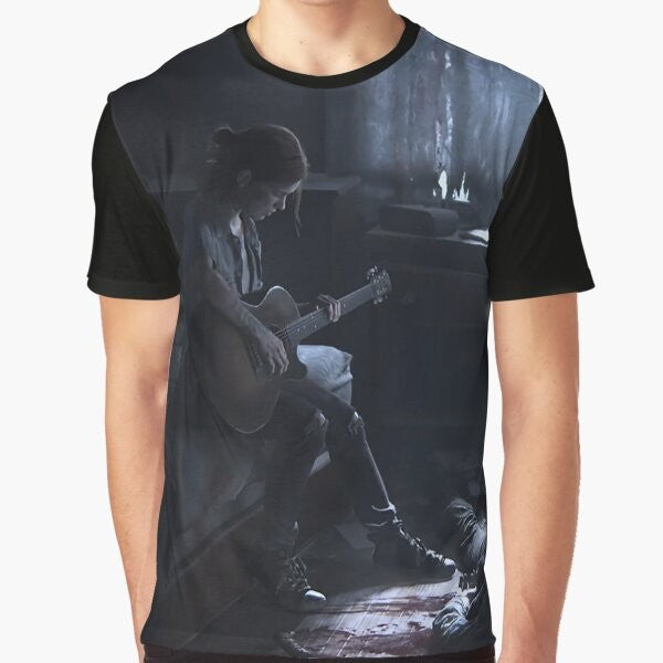 Ellie The Last of Us 2 (TLOU2) Graphic T-Shirt - Survivor, Zombie, Clickers, Bloaters, Runners