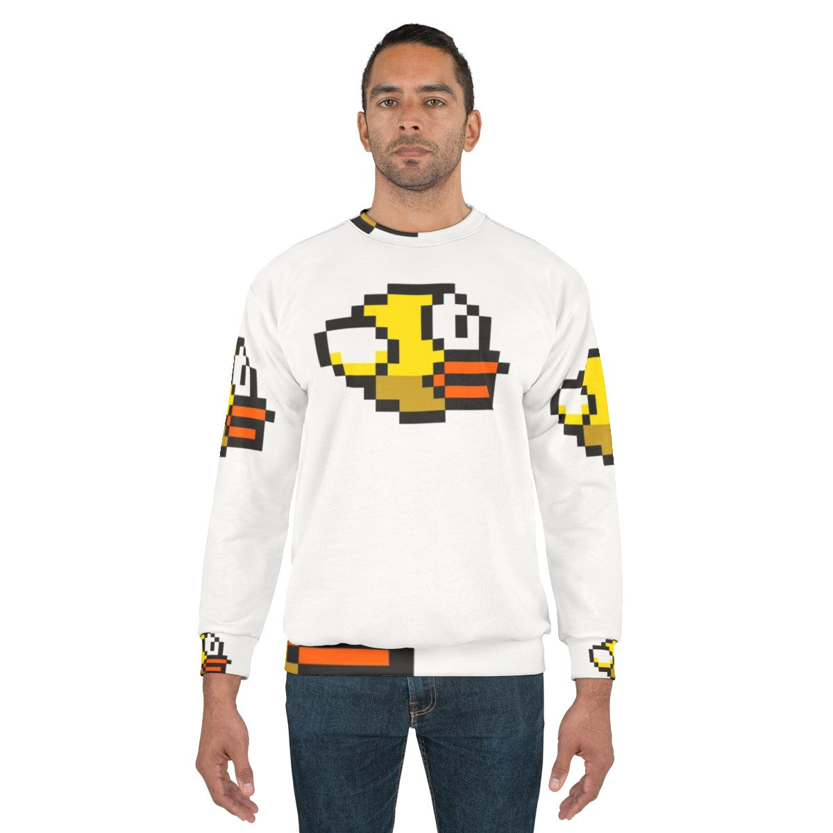 Flappy Bird Retro Gaming Sweatshirt - men