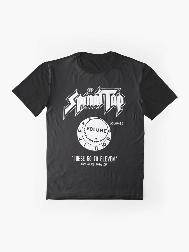 Spinal graphic t-shirt with band logo for music fans - Flat lay