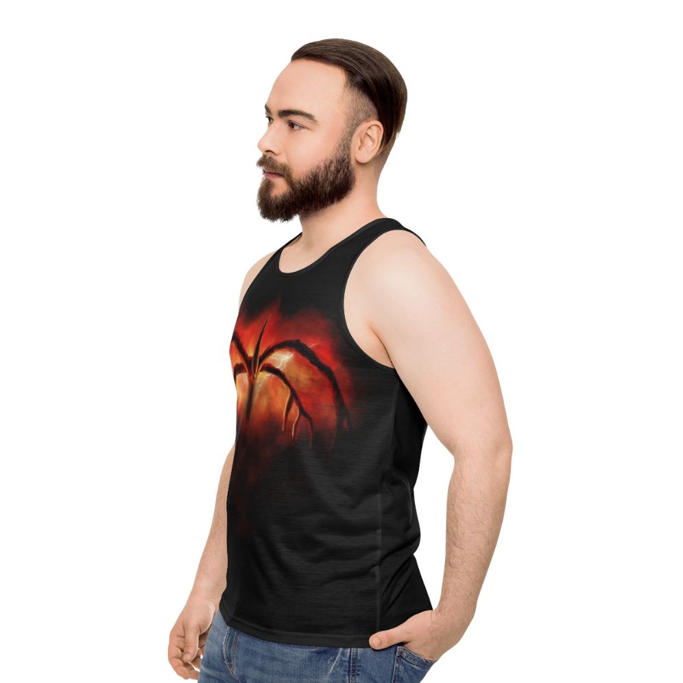 Mind Flayer Stranger Things Unisex Tank Top - men side