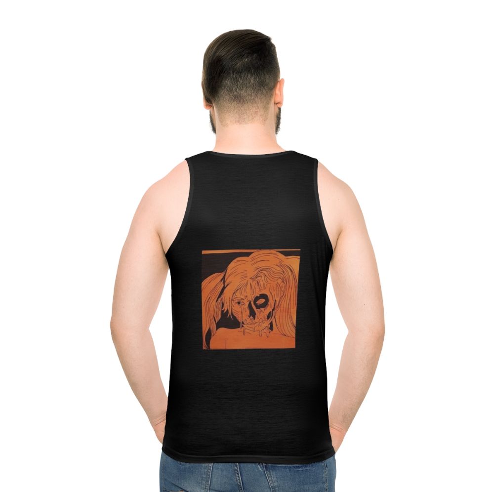 Ashnikko pumpkin spice unisex halloween tank top - men back