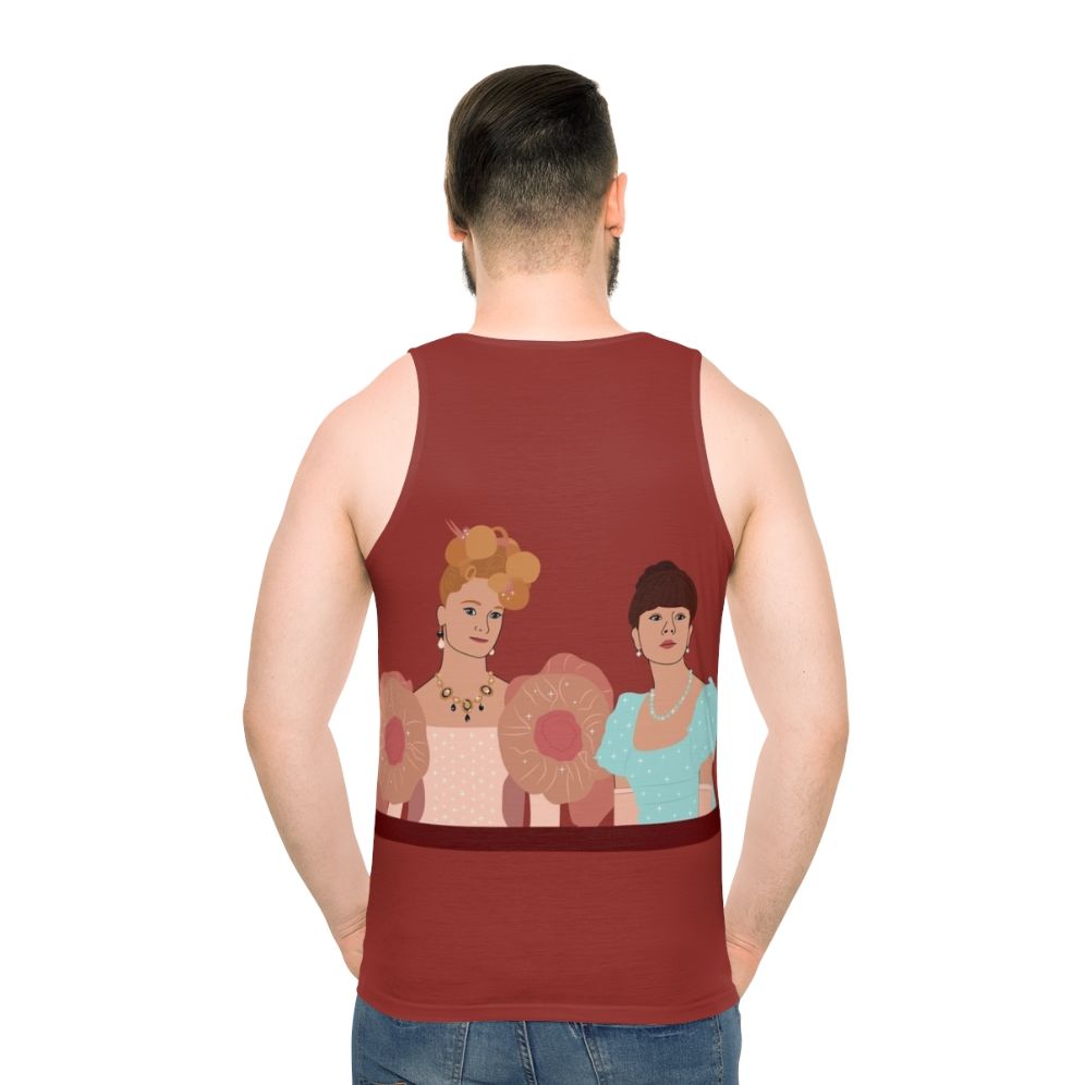 Bridgerton Eloise and Cressida Unisex Tank Top - men back