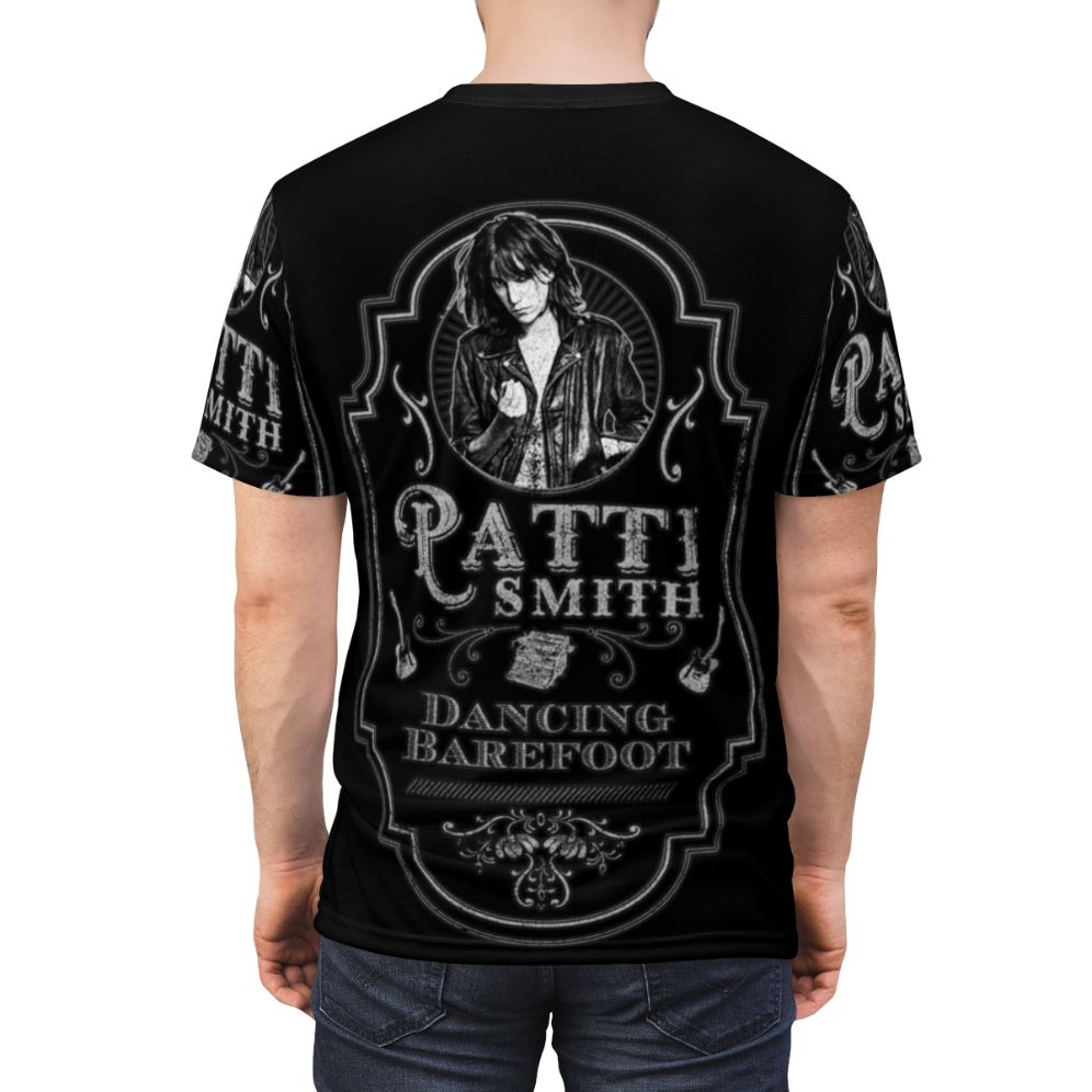 Patti Smith Inspired Punk Rock Tribute T-Shirt - men back