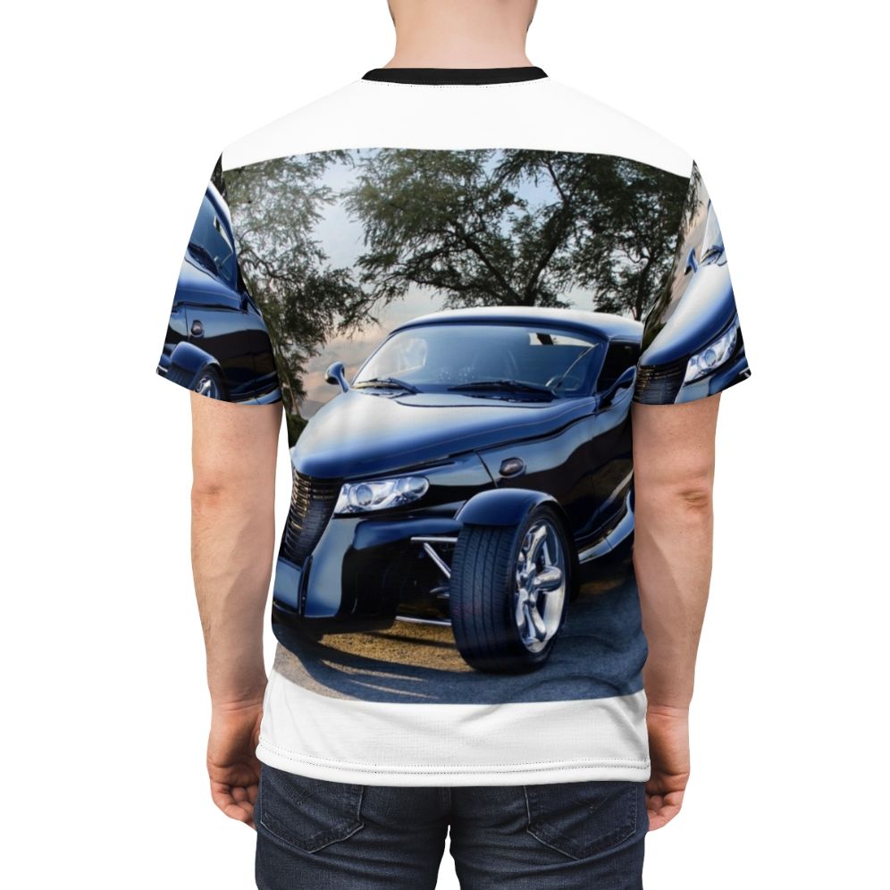 2000 Plymouth Prowler Panther Custom Car Design T-Shirt - men back