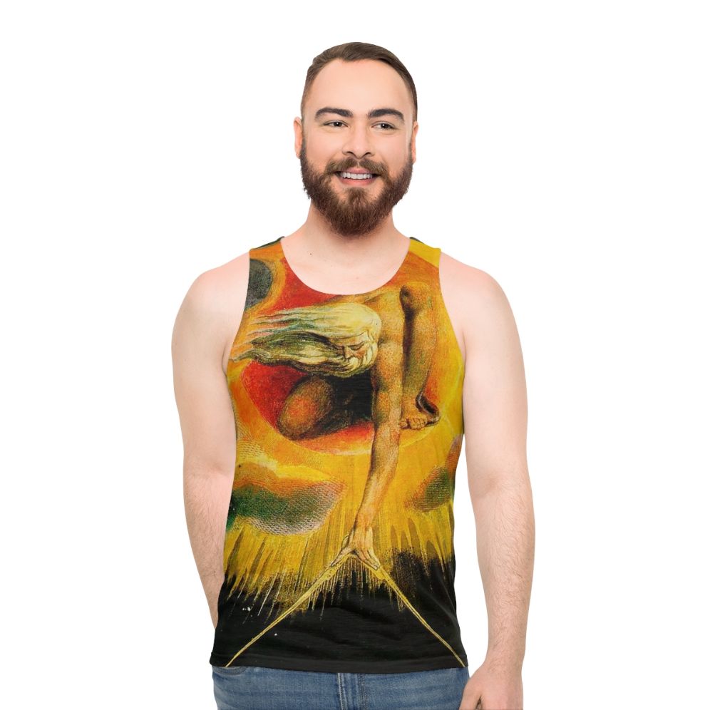 The Ancient of Days by William Blake Unisex Tank Top - men