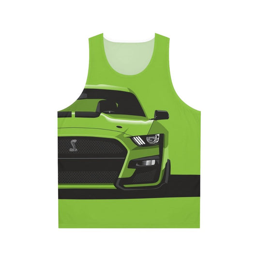 Shelby GT 500 Grabber Lime Unisex Tank Top