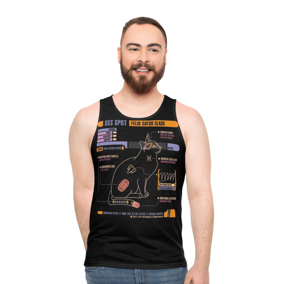 USS Enterprise Star Trek Unisex Tank Top - men