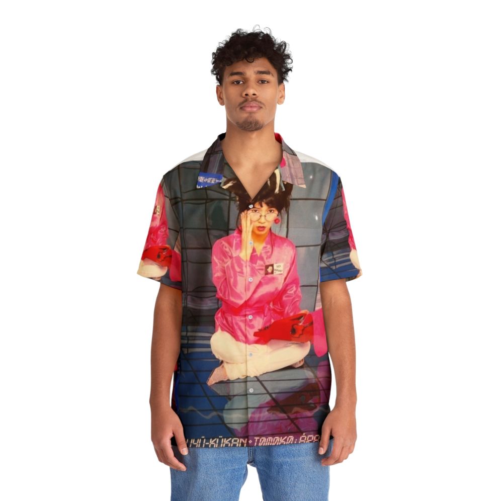 Vintage-inspired Hawaiian shirt with Tomoko Aran "I'm In Love" design - People Front