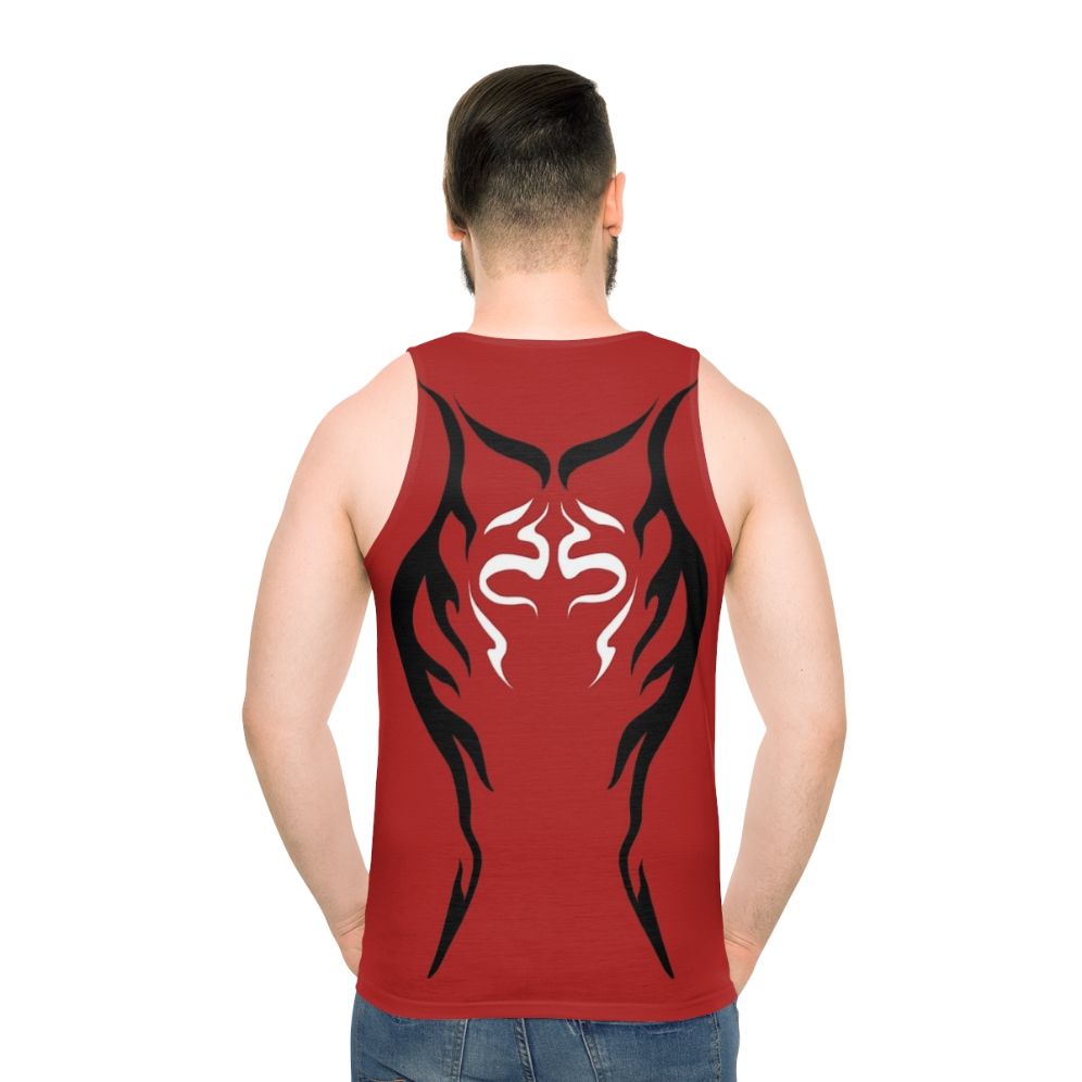 Tribal Togruta Star Wars Unisex Tank Top - men back