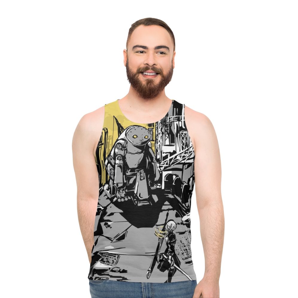 Nier Automata 2B and 9S Unisex Tank Top - men