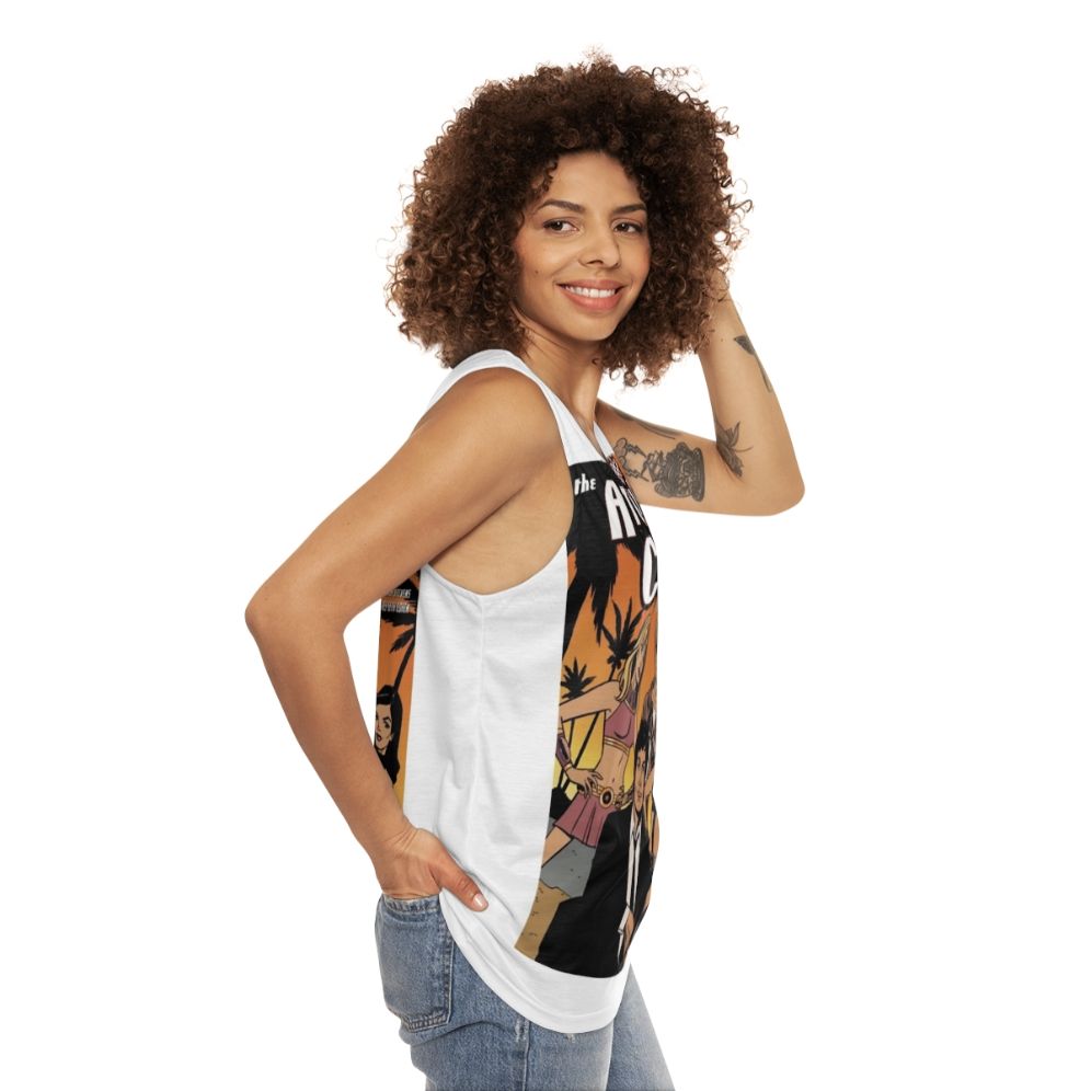 The O.C. Seth Cohen Comic Book Unisex Tank Top - women side